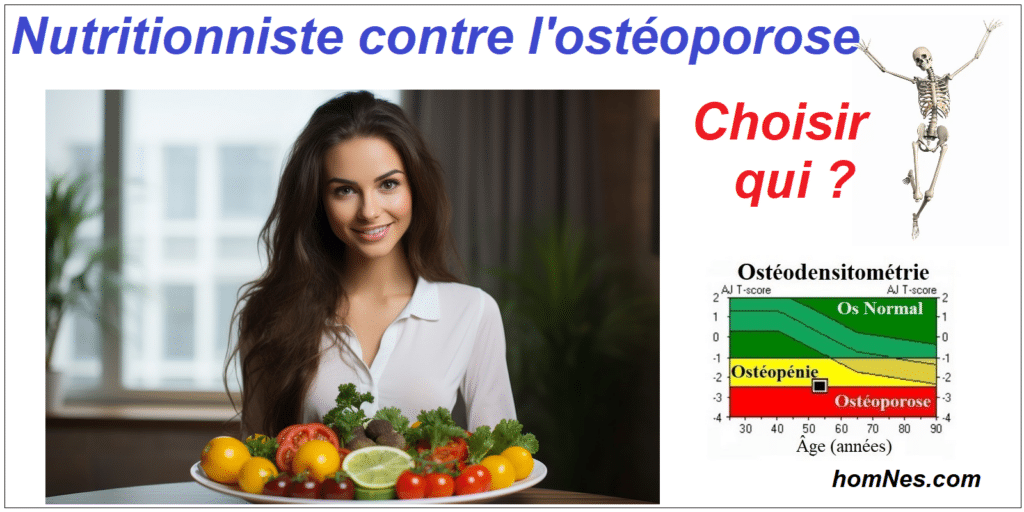 Nutritionniste, diététicien, alimentation contre l'ostéoporose