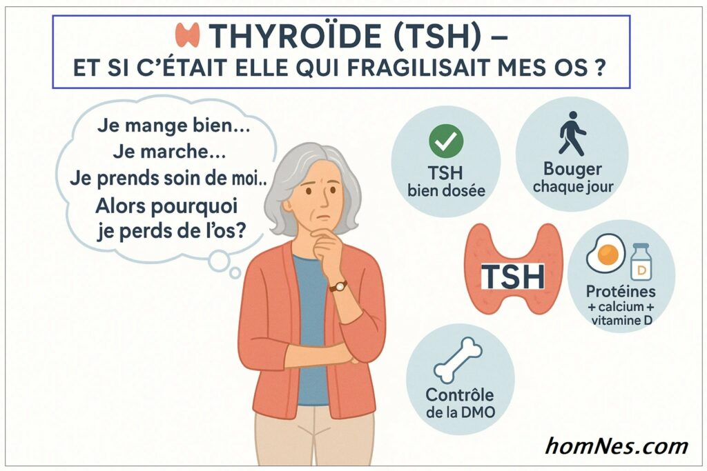 Ostéoporose ostéopénie thyroïde TSH
